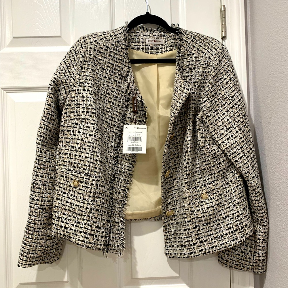 Punt Roma Tweed Blazer